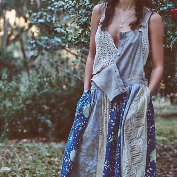 Free People Love Tattered Skirtall Size 10 - Picture 2 of 9